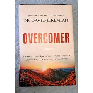 Dr. David Jeremiah OVERCOMER - Hardcover with Dust Jacket - New